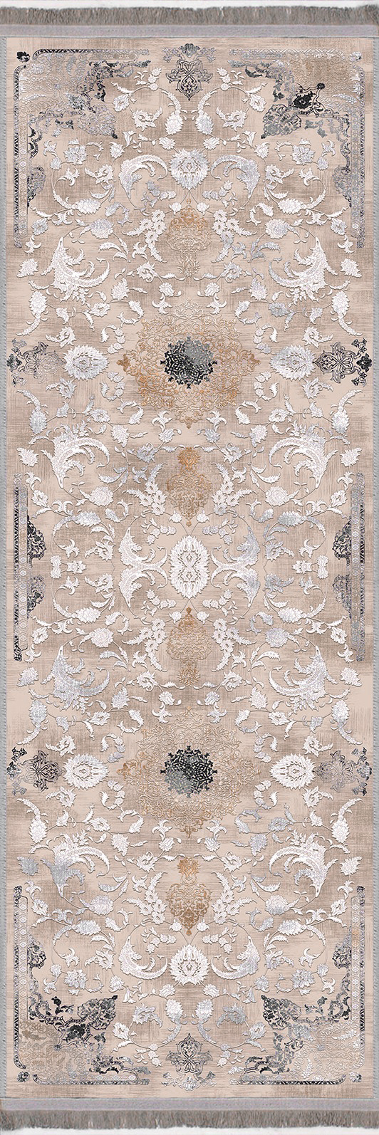 Серебряное блюдо синий