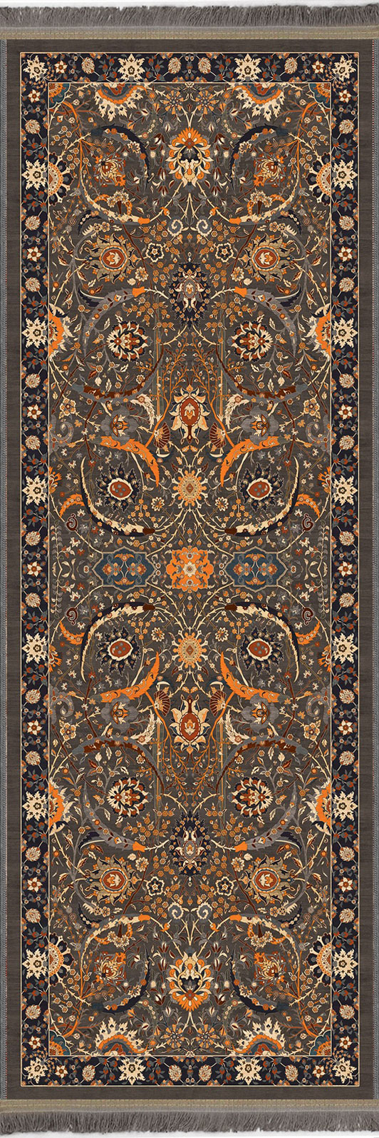 Красный закат коричневый